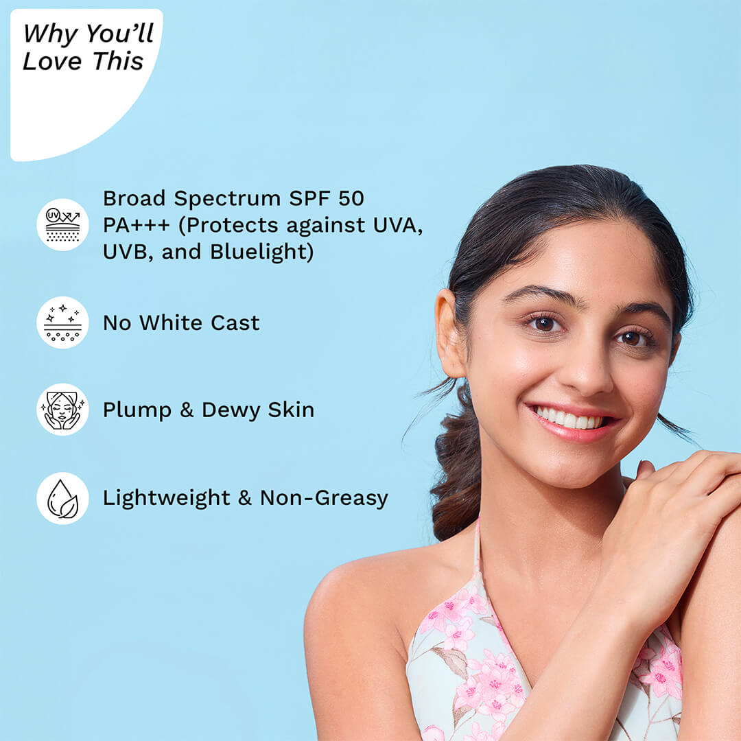 1% Hyaluronic Acid Sunscreen Gel SPF 50 PA+++ (Copy)