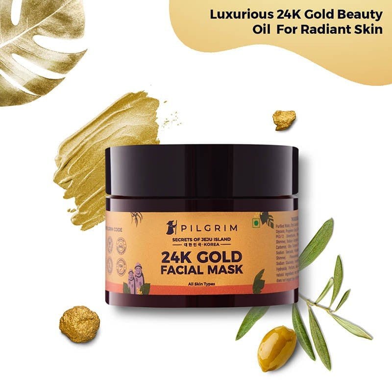 24K Gold Facial Mask - Pilgrim India