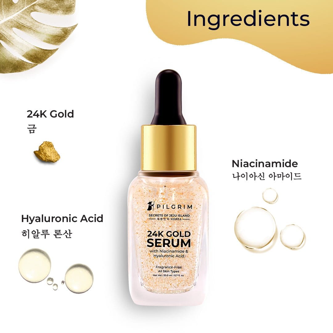 24K Gold Serum - Pilgrim India