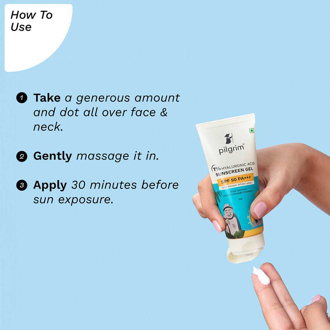1% Hyaluronic Acid Sunscreen Gel SPF 50 PA+++