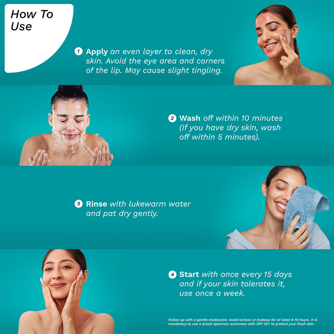 Pilgrim Peeling Solution how to use steps