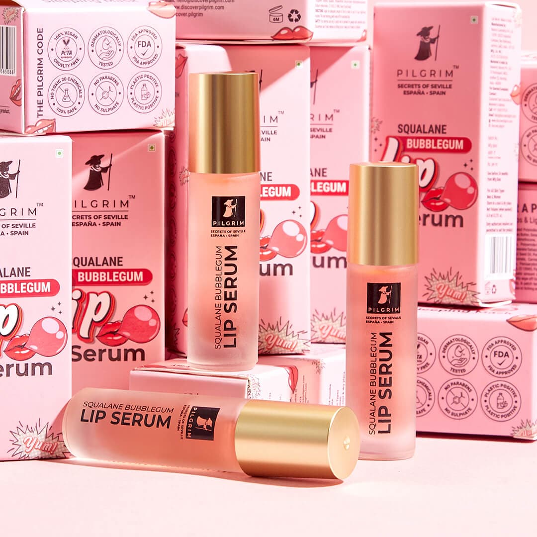 Squalane Bubblegum Lip Serum - Pilgrim India