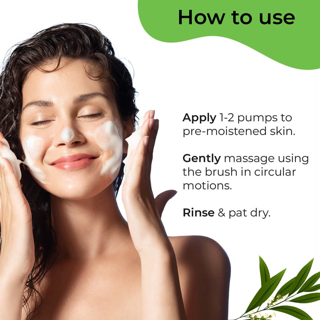 Tea Tree Purifying Foaming Face Wash - Pilgrim India