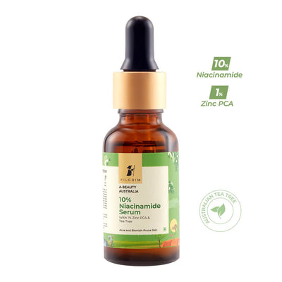 10% Niacinamide Serum with Tea Tree - Pilgrim India