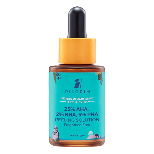 25% AHA, 2% BHA, 5% PHA Peeling Solution, 30ml - Pilgrim India