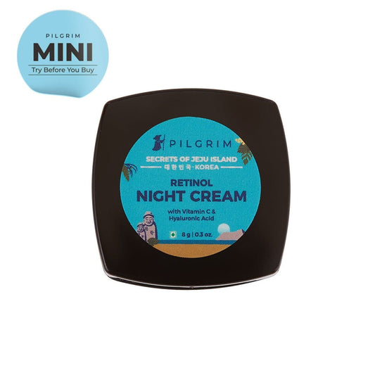 Mini - Retinol Night Cream with Vitamin C & Hyaluronic Acid - Pilgrim India