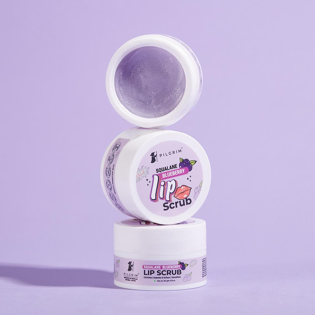 Squalane Blueberry Lip Scrub - FREE GIFT - Pilgrim India