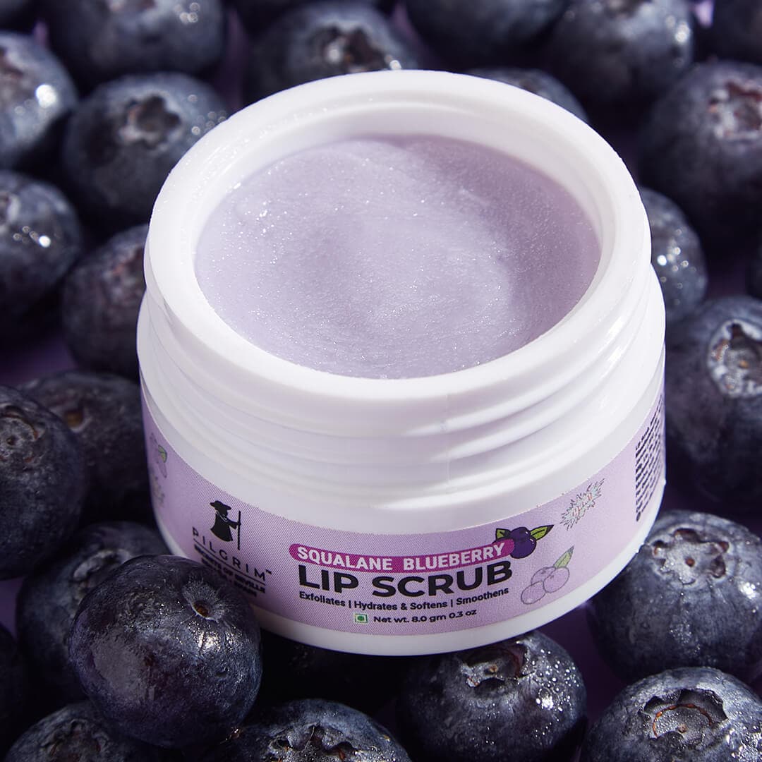 Squalane Blueberry Lip Scrub - FREE GIFT - Pilgrim India